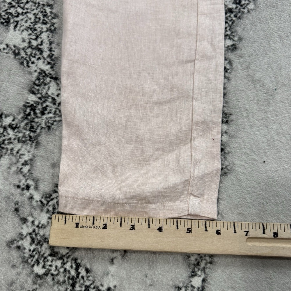 Ema Costa Linen Jumpsuit Womens Small Sleeveless Pink Minimalist Lagenlook Boho - Picture 7 of 11